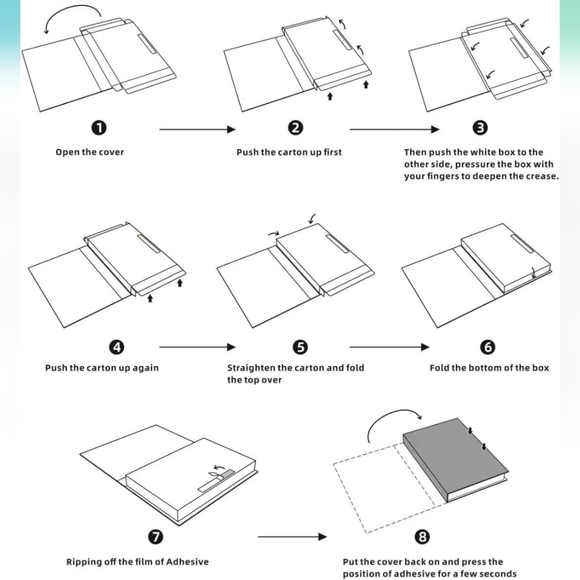 New 7 Pcs Decorative Books for Home - Picture 6 of 14